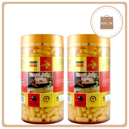 Viên Uống Costar Royal Jelly 1610mg (365 Viên) Hỗ Trợ Làm Đẹp của ÚC