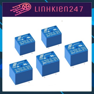 Relay songle srd 10a 5v/ 12v/ 24v/ rơ le srd 10a 5 chân