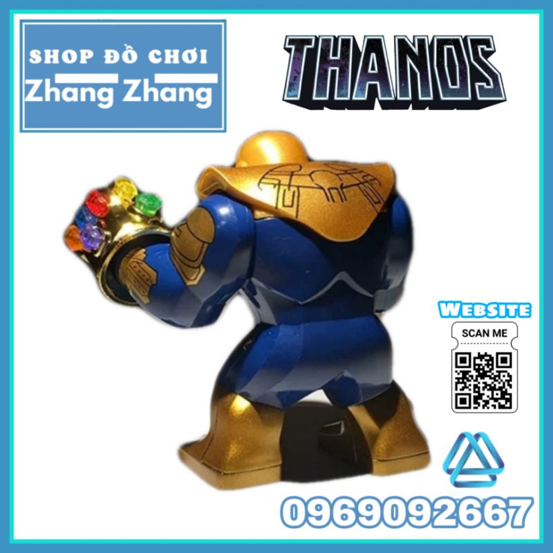 Đồ chơi Xếp hình Thanos infinity Gauntlet găng tay vô cực Avengers Endgame Infinity War Minifigures Lele D032