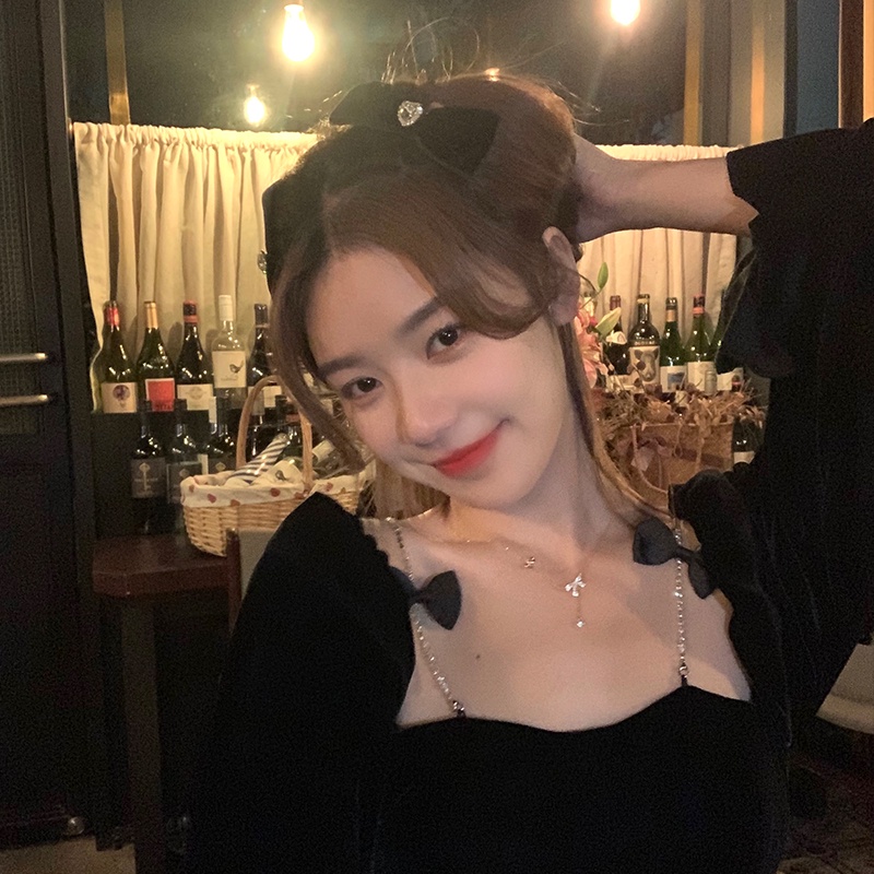 Kẹp tóc nơ bướm phong cách Hàn Quốc dễ phối đồ dành cho nữ（1pcs）