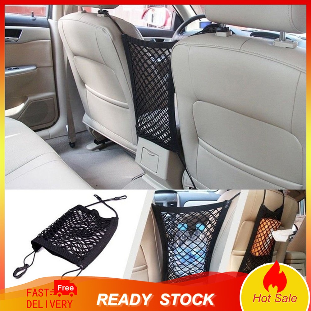 Túi Lưới Đựng Đồ Co Giãn Thông Dụng Gắn Ghế Ngồi Xe Hơi / Xe Tải