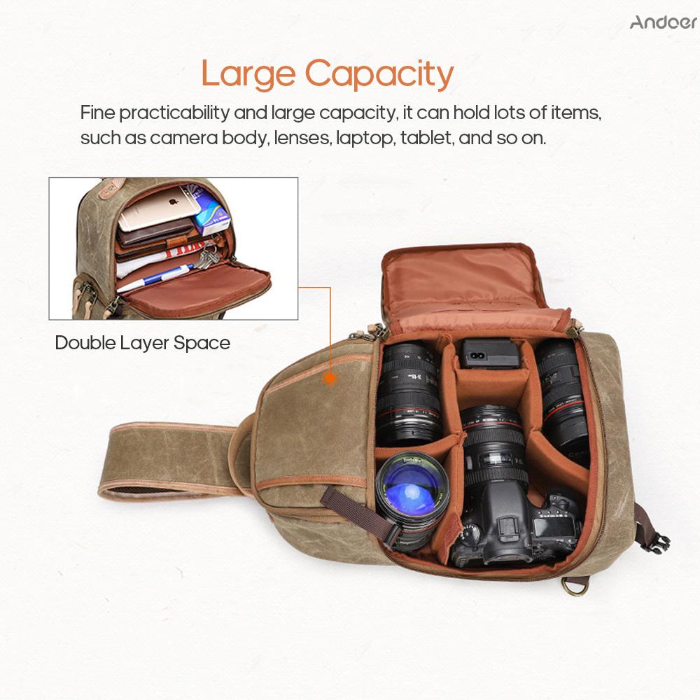 ✧ Camera Bag Backpack Large Capacity Waterproof Shockproof Outdoor Photography Travel Laptop Small Accessories