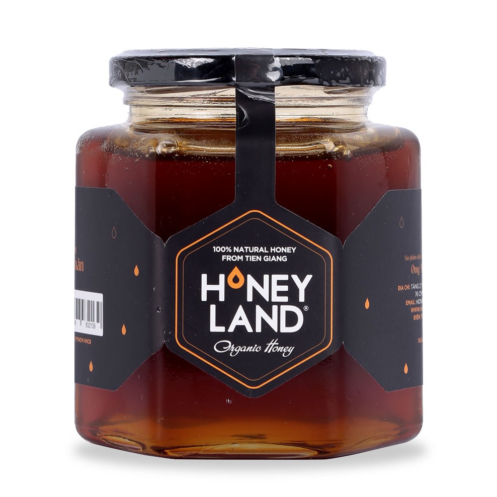 MẬT ONG HOA NHÃN HONEYLAND 480G