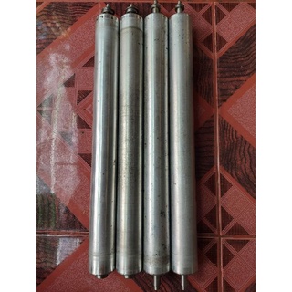 Rulo nhôm phi 40mm,dài 390mm,trục 8mm