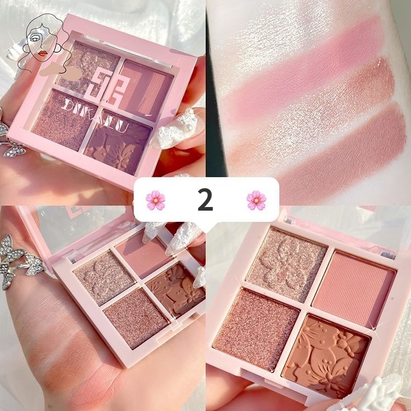 Bảng Phấn Mắt 4 Màu Trang Điểm Lâu Trôi