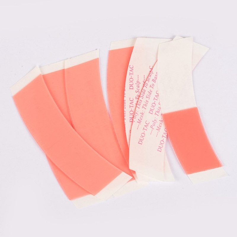 Set 36 Băng Keo Dán Tóc Giả Màu Trắng / Đỏ / Xanh Dương Siêu Dính Tiện Dụng