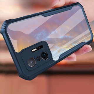 Ốp điện thoại acrylic trong suốt chống sốc bảo vệ camera cho Xiaomi 11T 11 T Pro Xiaomi 11T Pro