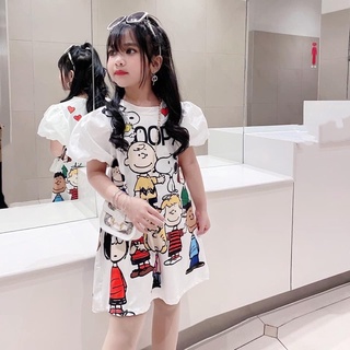 Váy suông hoạt hình cho mẹ và bé
