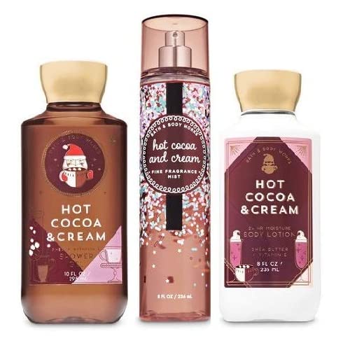 Xịt Thơm Toàn Thân Hot Cocoa and Cream Bath & Body Works Bodymist 30ml/50ml/100ml/Fullsize 236ML +jɥȽÿ08+
