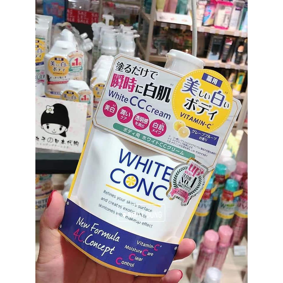 💧 Sữa dưỡng thể White Conc White CC Cream 250G.