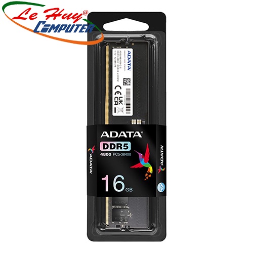 Ram máy tính ADATA 16GB (1x16GB) DDR5 4800Mhz (AD5U480016G-S)