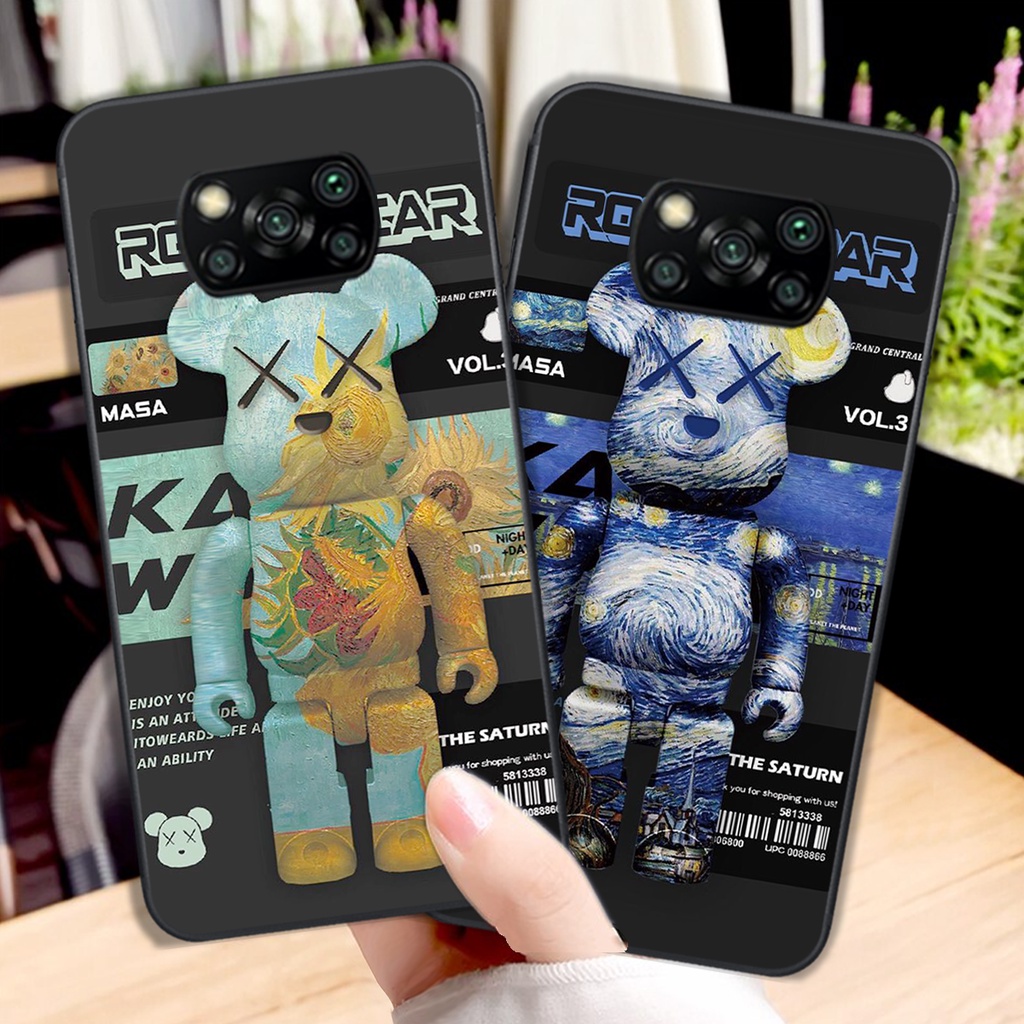 Ốp lưng XIAOMI POCO X3 NFC- XIAOMI POCO X3 PRO in hình kaws cực đẹp ốp bearick siêu cute