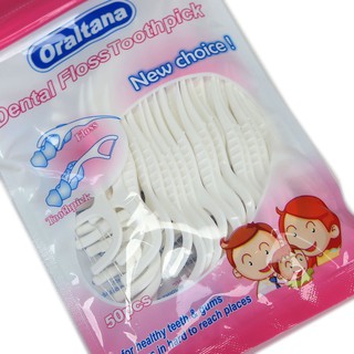 Tăm chỉ nha khoa Oraltana túi 50 cái