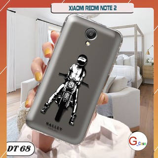 Ốp lưng dẻo trong in hình cho Xiaomi Redmi Note 2