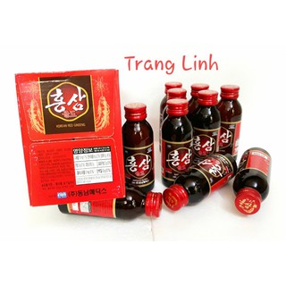 Nước Hồng Sâm Chính Hãng Hàn Quốc, Hộp 10 chai