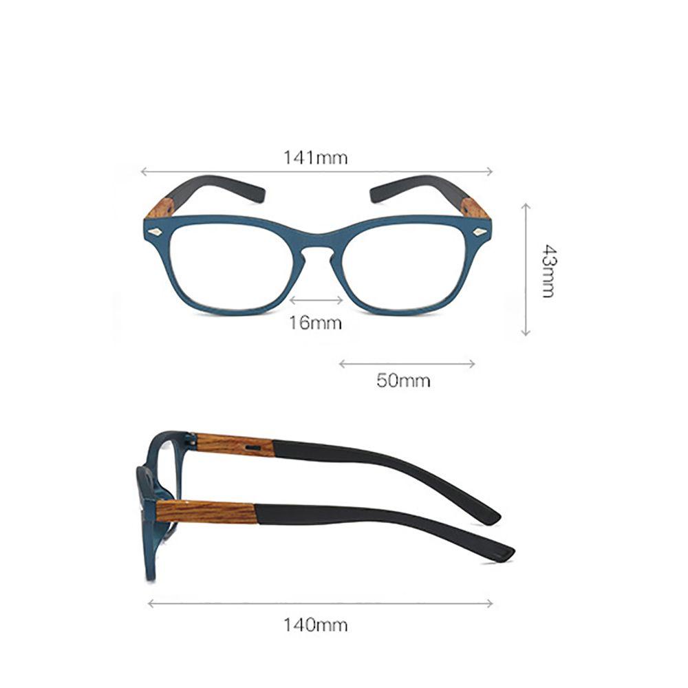 MOCHO Mắt Kính Đọc Sách Gọng Vuông Bằng Nhựa Resin Chống Bức Xạ Chống Bức Xạ Phong Cách Retro Cho Nữ