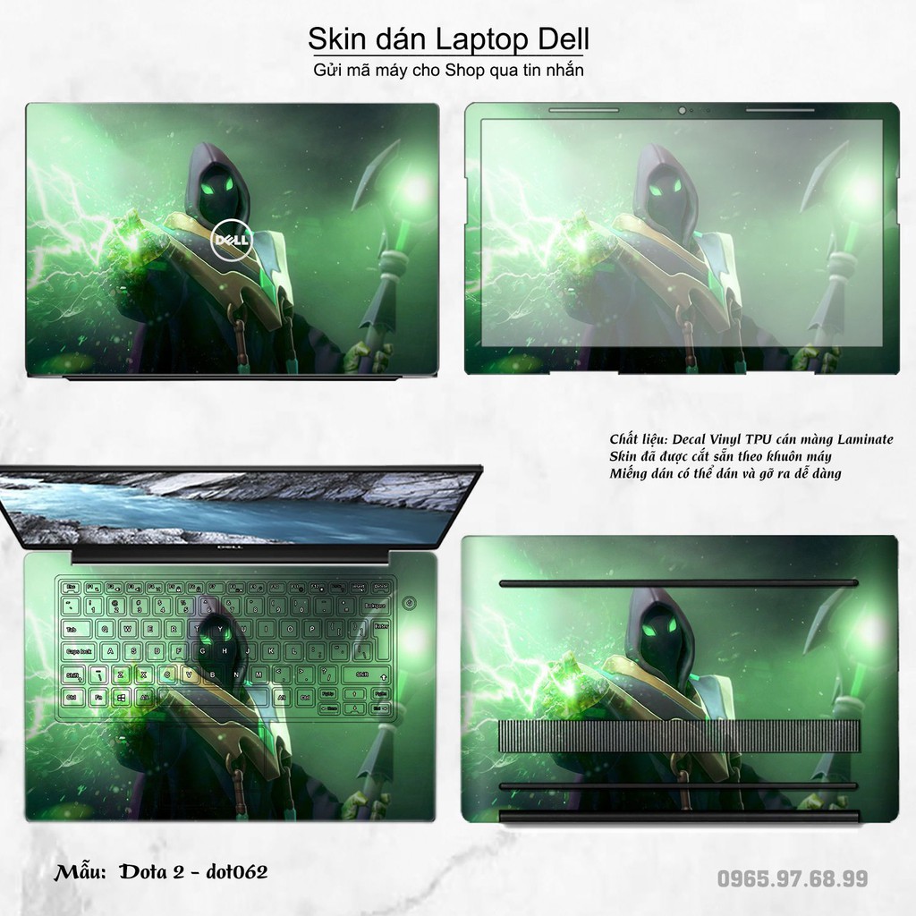 Skin dán Laptop Dell in hình Dota 2 nhiều mẫu 11 (inbox mã máy cho Shop)