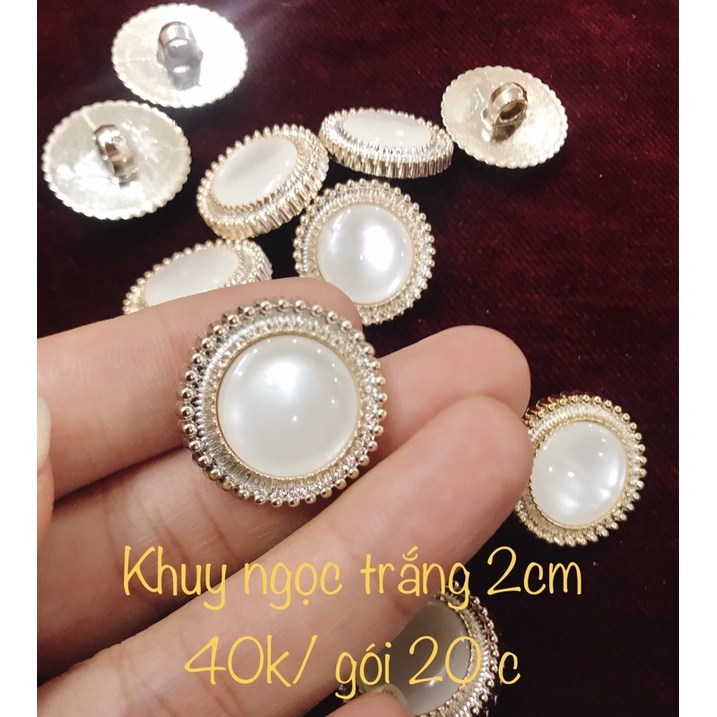 khuy ngọc 2cm (gói 20 nút)