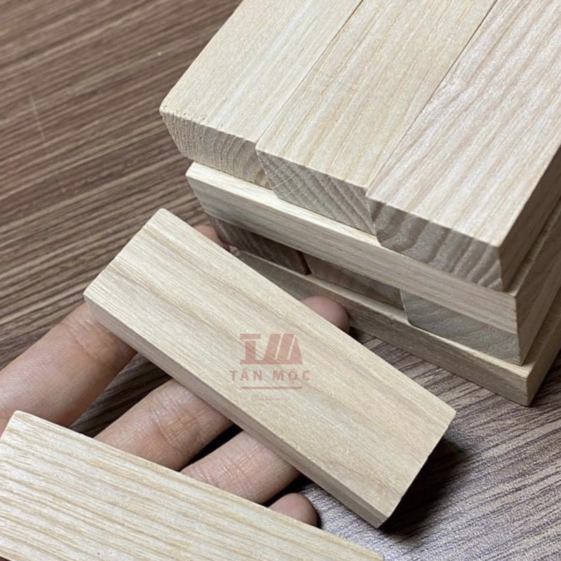 Domino gỗ/ Thanh gỗ xếp hình Domino/ Bộ rút gỗ Jenga