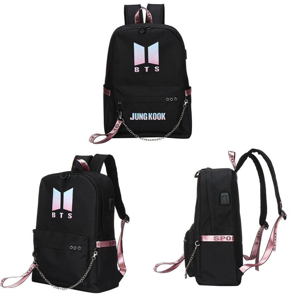 UUMIR Ba Lô BTS BT21 Có Cổng Sạc USB