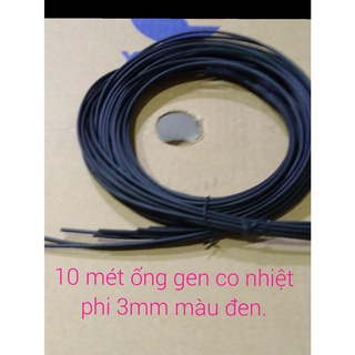 [HCM]10 mét ống gen co nhiệt phi 3mm màu đen.
