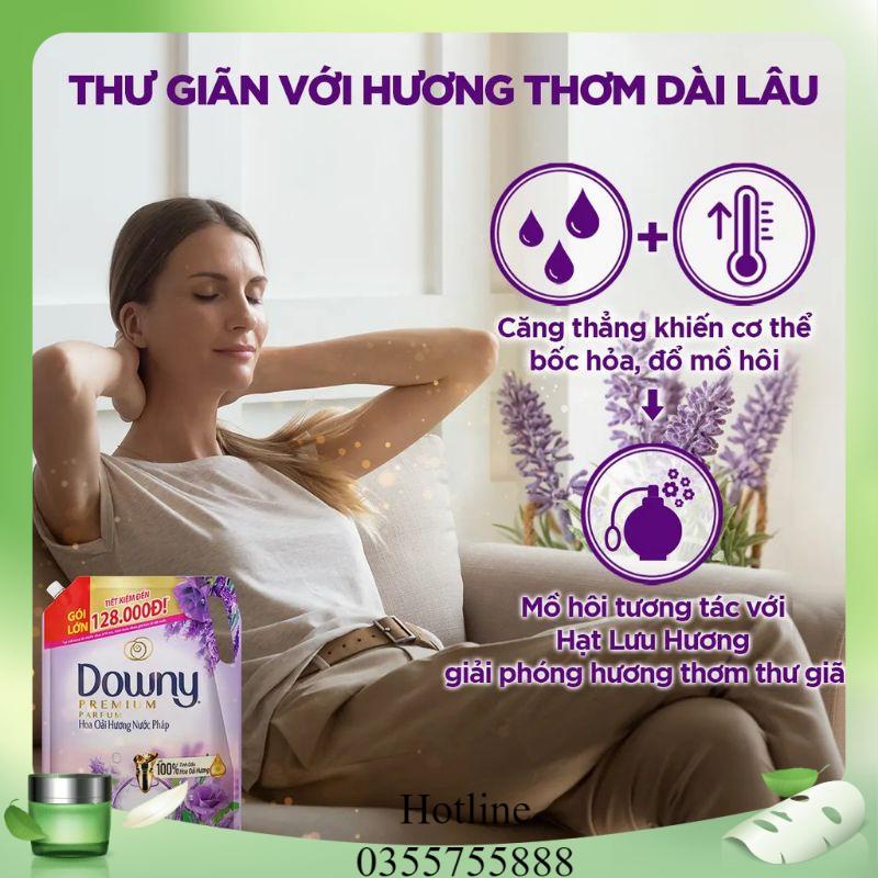 Nước Xã Vải Downy Hoa Oải Hương Nước Pháp Túi 2.2 L