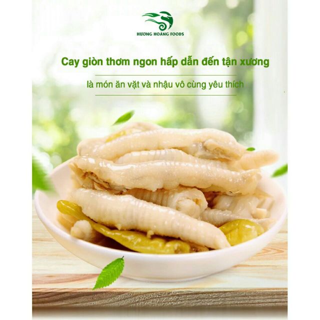 [FREESHIP 99K TOÀN QUỐC Chân gà ngâm ớt 110gram Hương Hoàng Foods | BigBuy360 - bigbuy360.vn