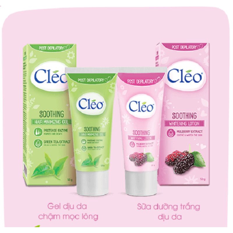 Sữa dưỡng dịu da Cleo 50g