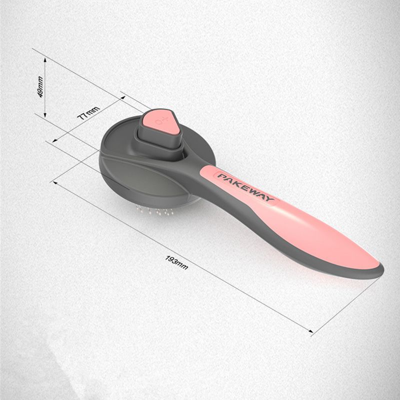 [HCM] PAKEWAY T9 Lược chải lông chó mèo cao cấp - cải tiến nút bấm lấy lông thừa dễ dàng-[CW-ST9]