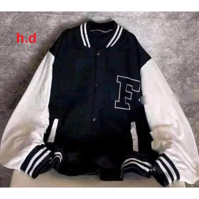 Áo khoác bomber Cậu bé Tóc Đỏ, Chữ FChất gió mềmhàng 1 lớp cổ, tay áo và gấu áo có bo dệt xịnfreesize 50kg