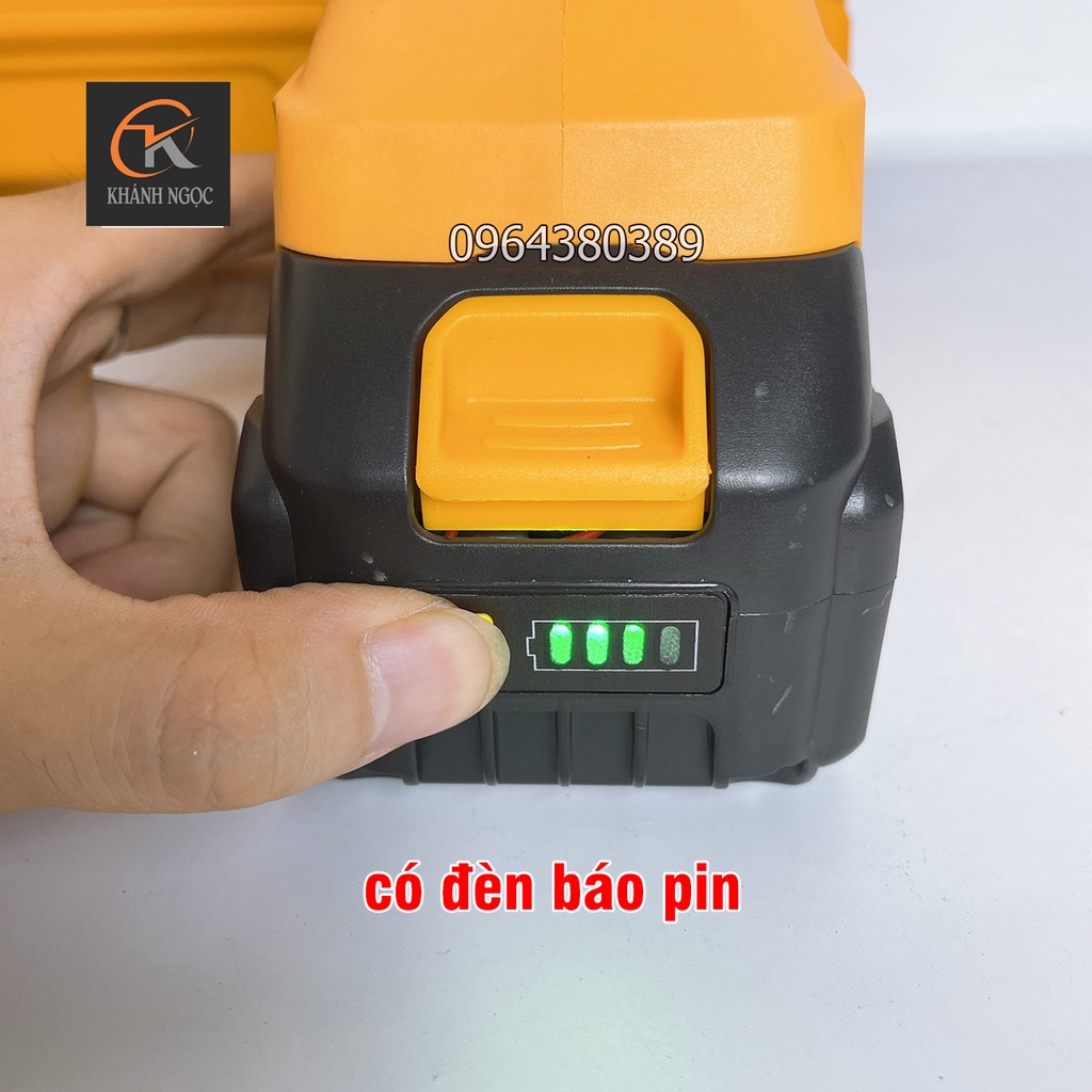 Máy siết bulong dùng pin HUKAN K200 - Lực siết 600Nm Mạnh Mẽ