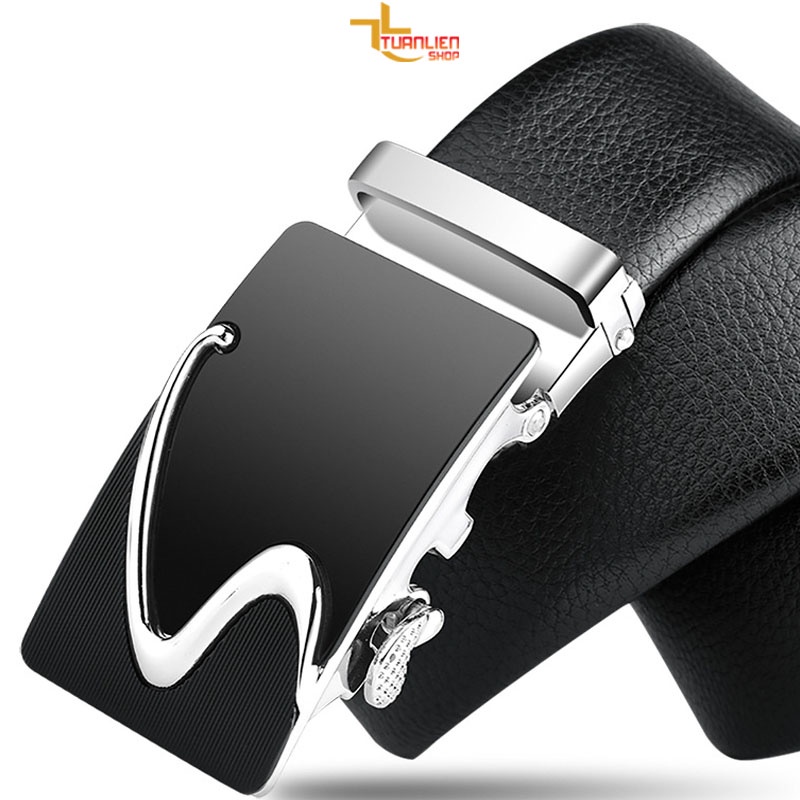 Thắt Lưng Nam STM Da Canvas - Khóa Tự Động - Chất Da PU - Dây Nịt Nam