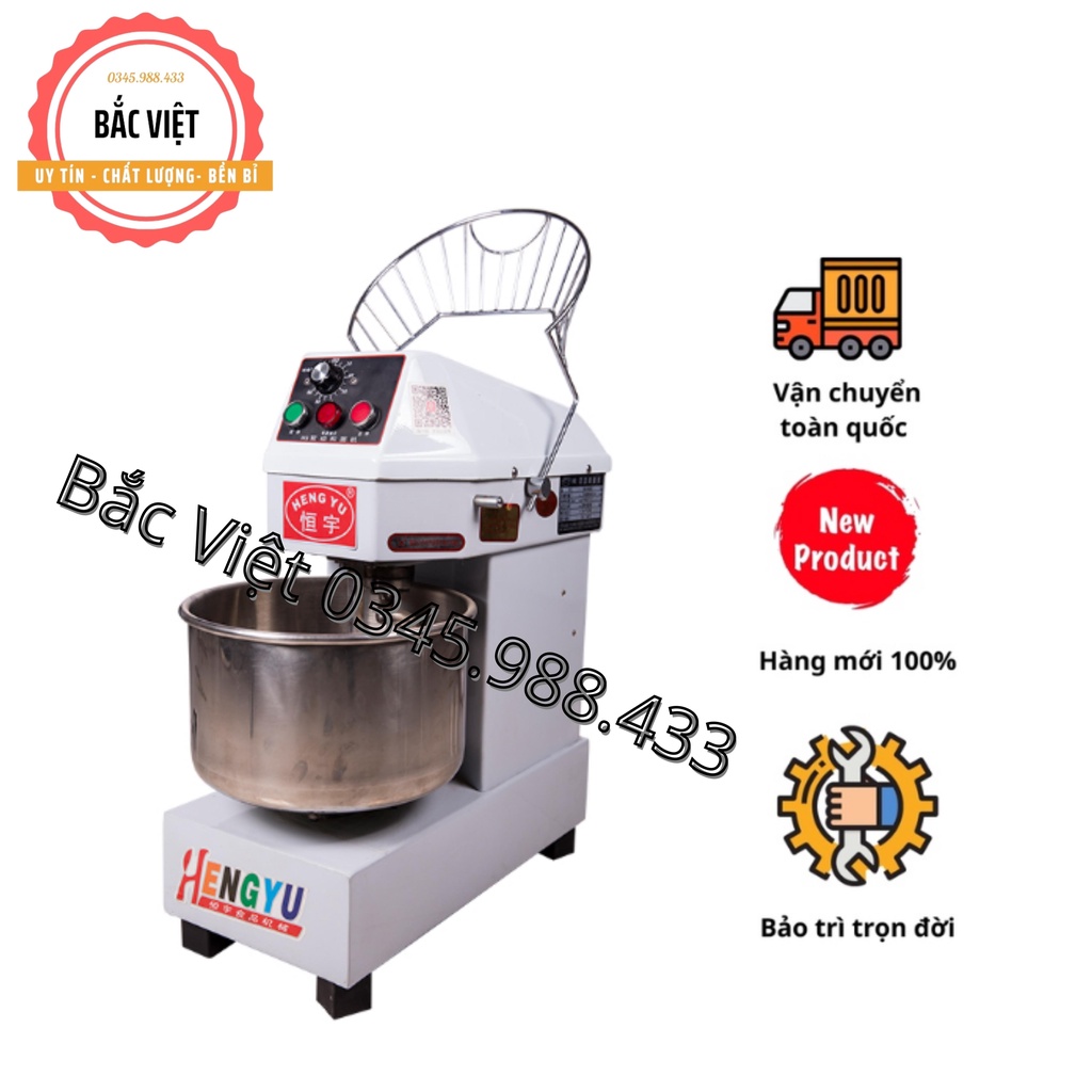 Máy trộn bột, nhào bột chuyên dụng trộn từ 1-4kg hãng Hengyu loại 10L- Bảo hành 12 tháng
