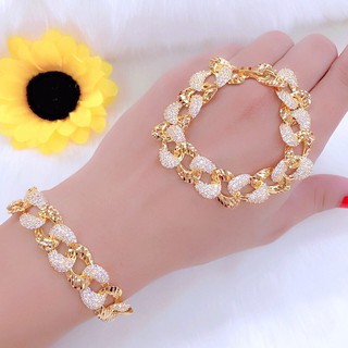 Bộ 7 vòng Ximen GADO thiết kế sang trọng có chạm hoa văn thời trang X và O V030