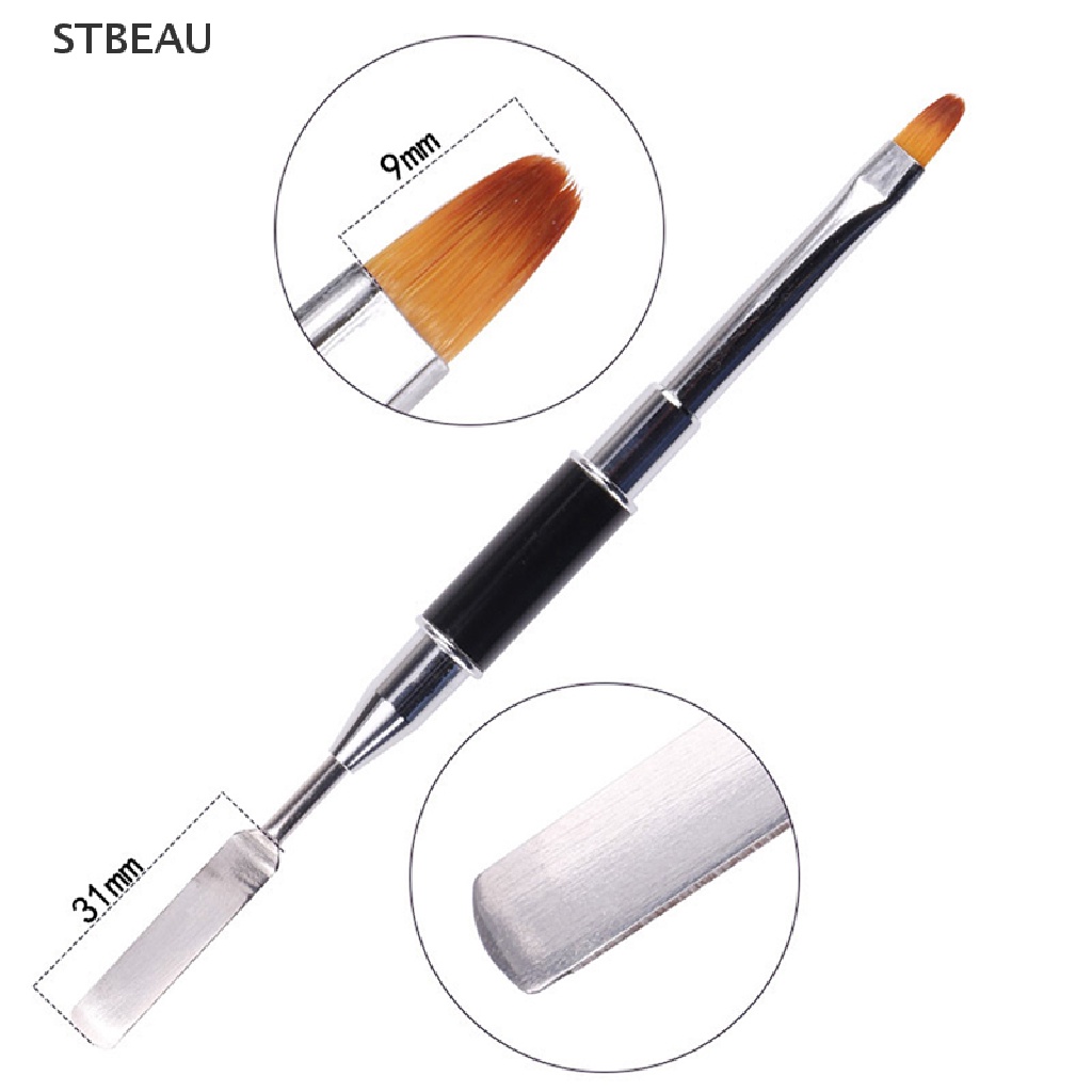 Bút Vẽ Móng Nghệ Thuật UV polygel poly Hai Đầu Hình Dạng Chiếc Lá