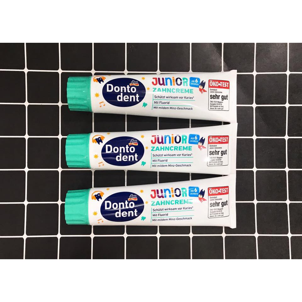 KEM ĐÁNH RĂNG DONTODENT JUNIOR CHO BÉ TỪ 6T