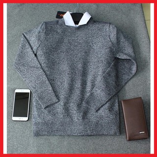 SALE OFF Áo len tiêu nam màu đỏ đô
