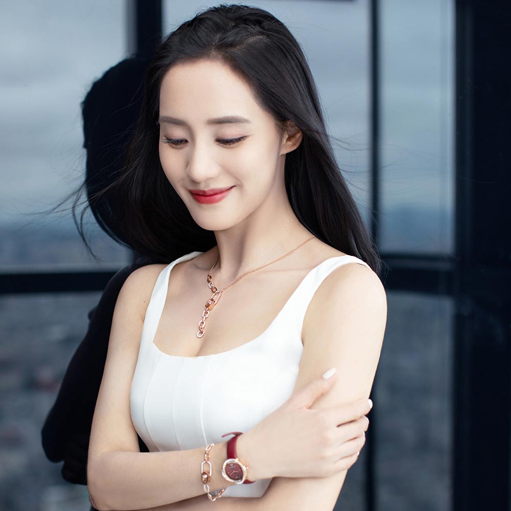 FLASH SALE 100% Swarovski VòngTay Nữ Hình dạng khóa trái tim đang đập SPARKLING DANCE FASHION Bracelet trang sức đeo Trang sức