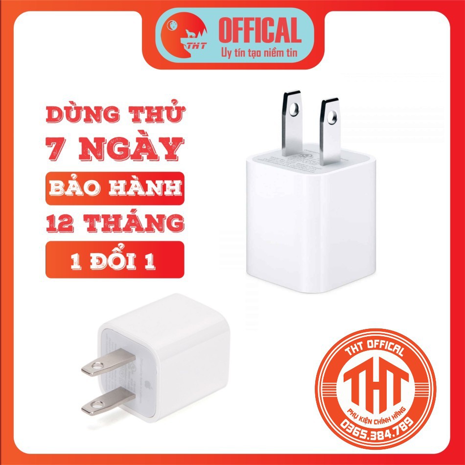 [CHÍNH HÃNG] Củ Sạc Iphone ZIN chính hãng Chất Lượng Siêu Tốt Bảo Hành 12 Tháng