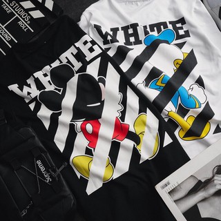 Áo Thun Form Rộng BST OFF WHITE Unisex Nam Nữ - Áo phông tay lỡ form dài giấu quần - [𝐅𝐑𝐄𝐄𝐒𝐇𝐈𝐏] MH.SHOPEE