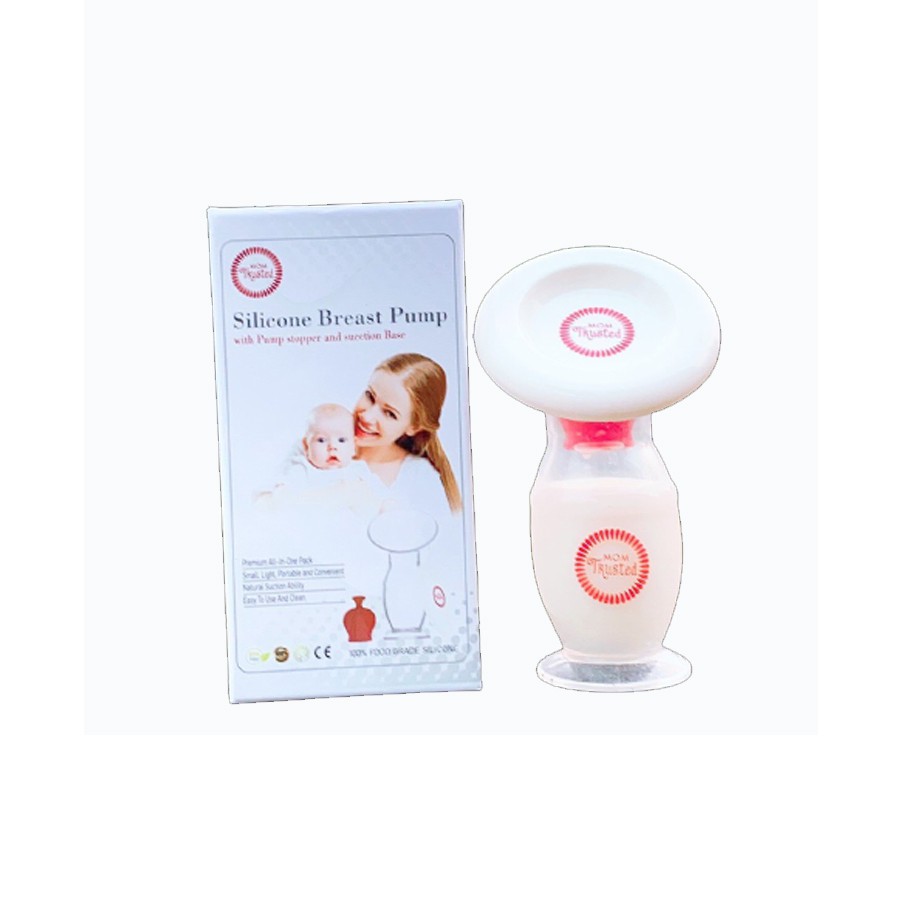 [CHUBBYSHOP] Cốc hút hứng sữa silicone Mom Trusted chính hãng