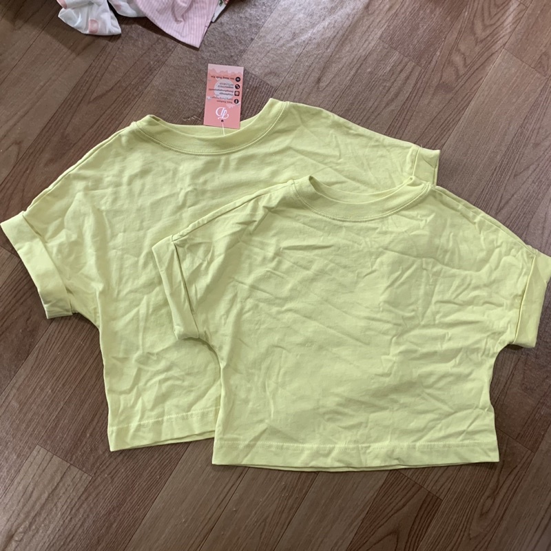 (A85)Áo cotton trơn bé gái lỗi nhẹ