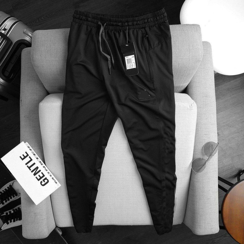 Quần thun nam ống suông trơn bigsize