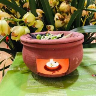 Bếp xông bồ kết, sả, chanh (fi miệng  15cm)