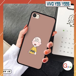 Ốp Vivo Y55 - Y55S lưng nhám - ngộ nghĩnh