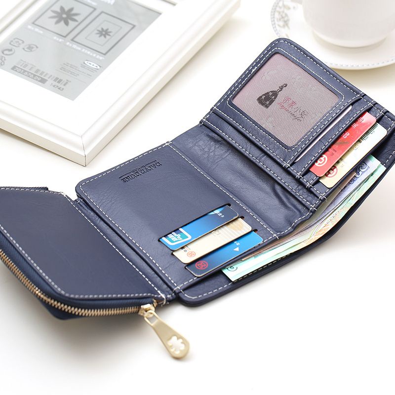 Ví Ngắn Cầm Tay Có Khóa Kéo Thời Trang Hàn Quốc 2019 Cho Nữ