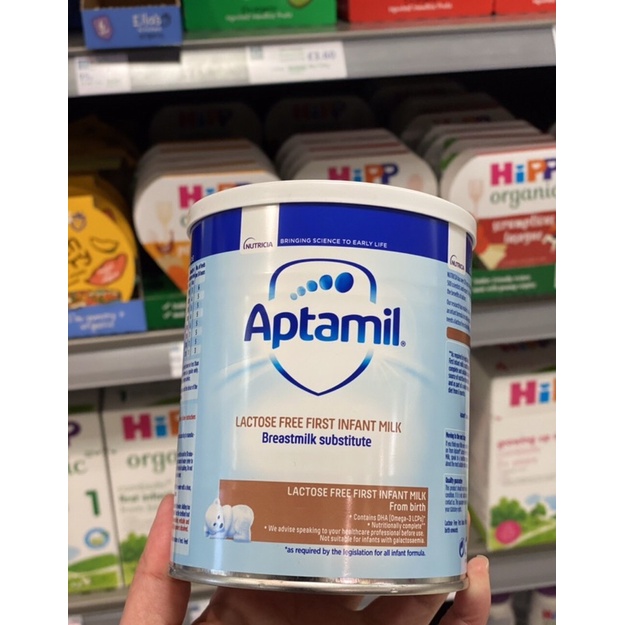 sữa aptamil lactose free của anh , sữa dành cho trẻ bị tiêu chảy và bất dung nạp