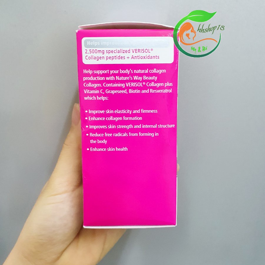 Viên uống đẹp da Collagen Beauty Nature's Way 60 viên