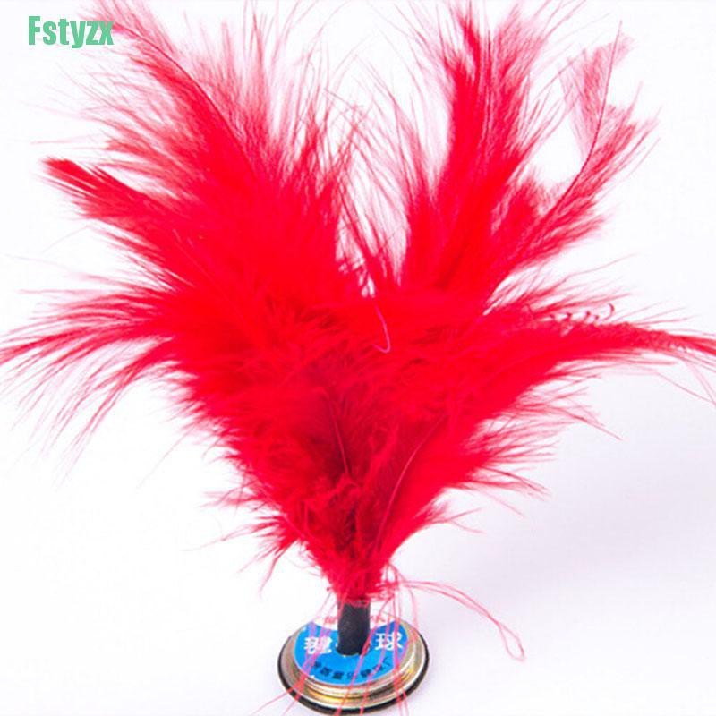 fstyzx Feather Chinese Jianzi Hacky Sack Foot Sports Game Kicking Shuttlecock