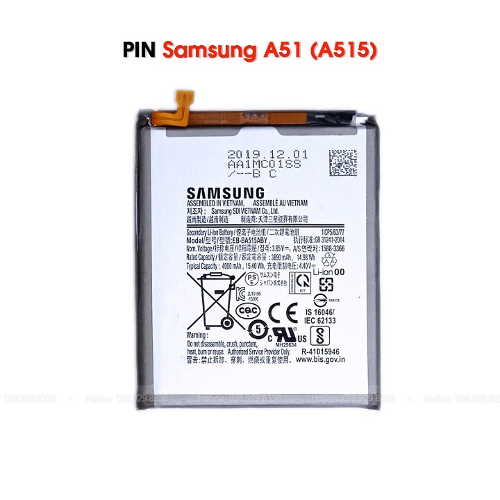 Pin Samsung A51 / A515 - Pin Zin tháo máy cho điện thoại